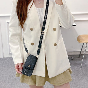 Lou Card Bag Crossbody Color Chain iPhone Case - Bestocase