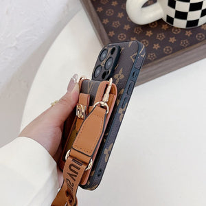Lou Card Holder Crossbody iPhone Case - Bestocase