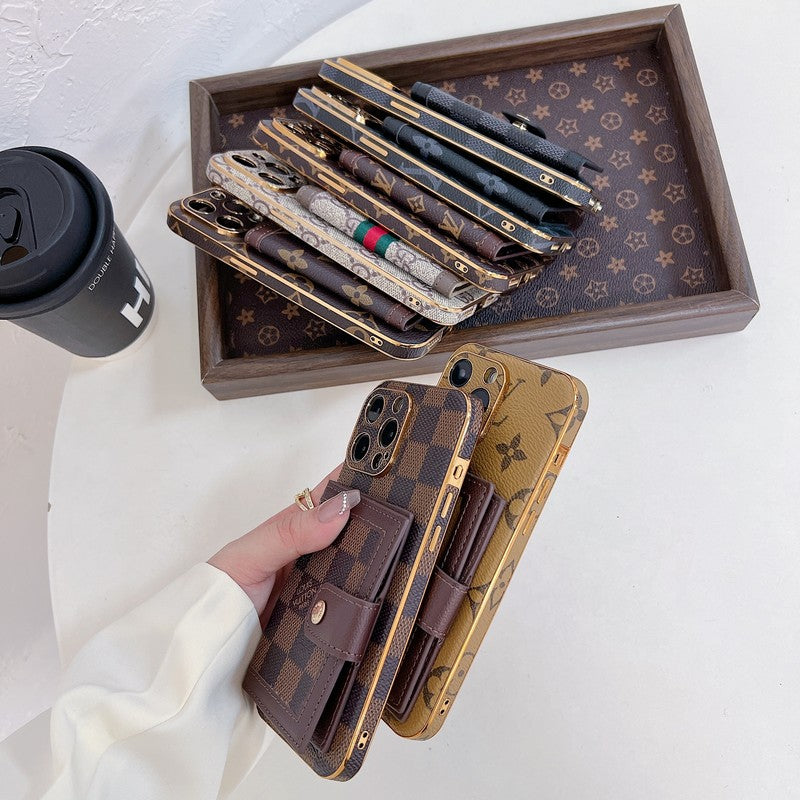 Lou Classic Color Card Bag iPhone Case - Bestocase
