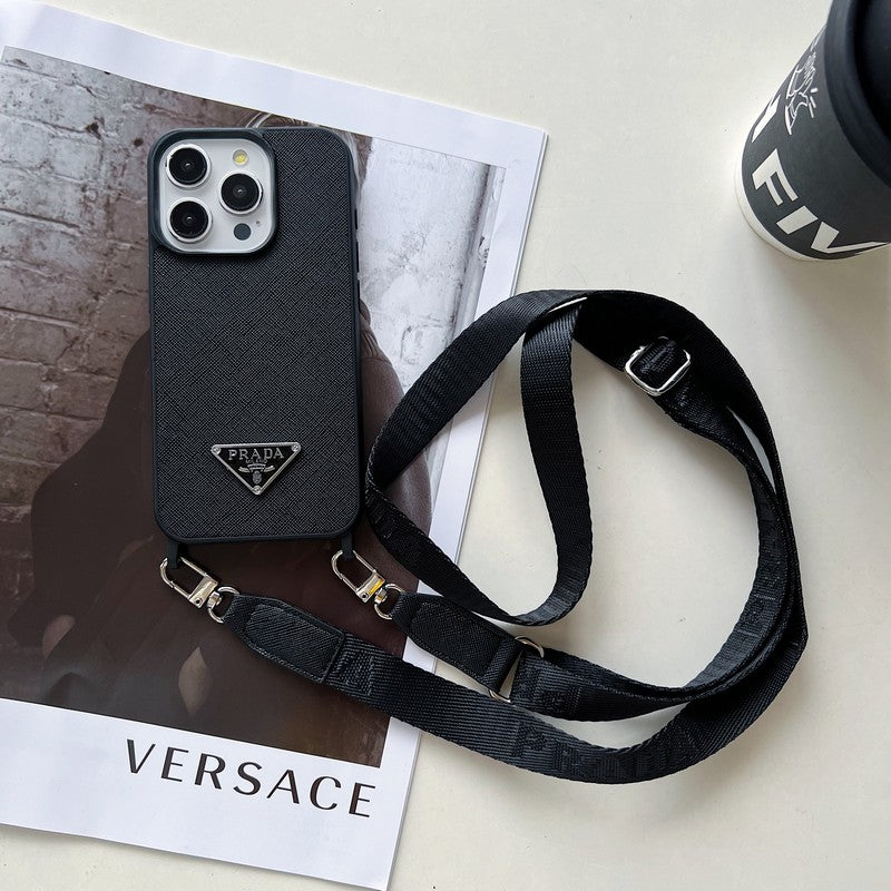 Pra Crossbody Leather iPhone Case - Bestocase