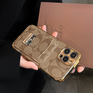 Coa Card Bag Leather iPhone Case - Bestocase