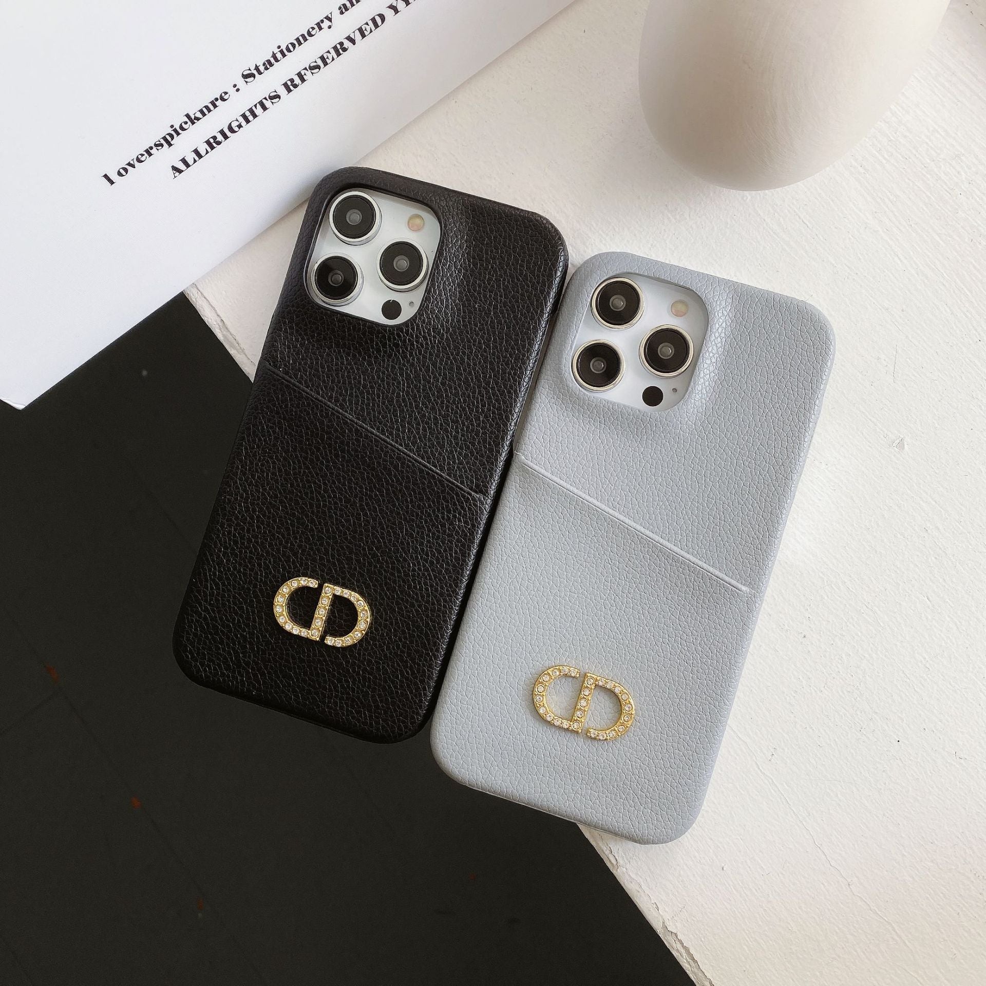 CD Leather iPhone Case - Bestocase