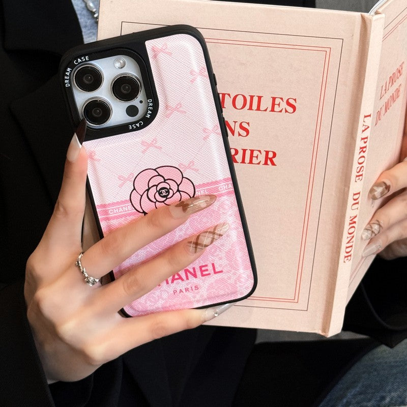 CC Camellia Leather iPhone Case