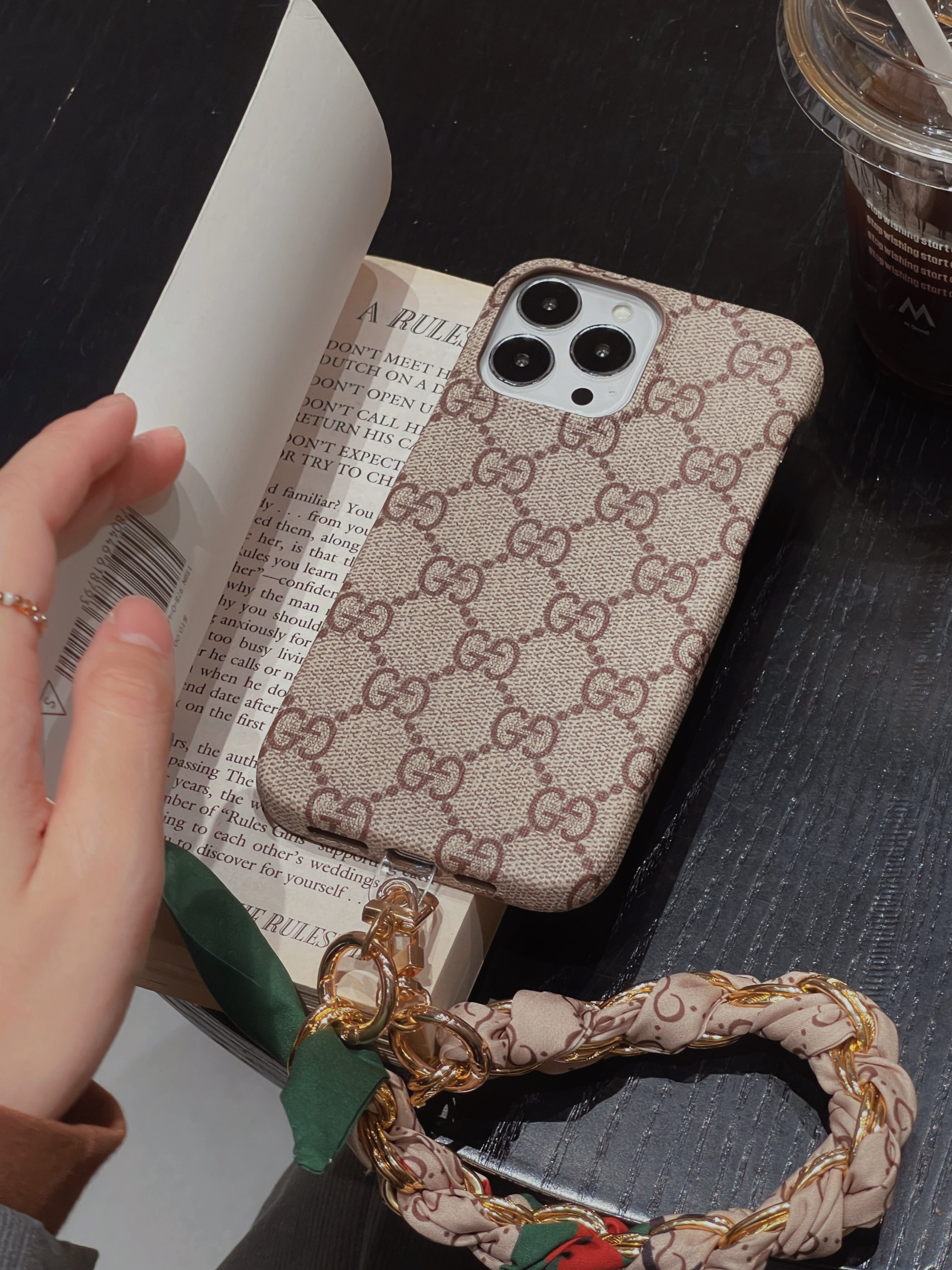 Lou Silk Wristband iPhone Case - Bestocase