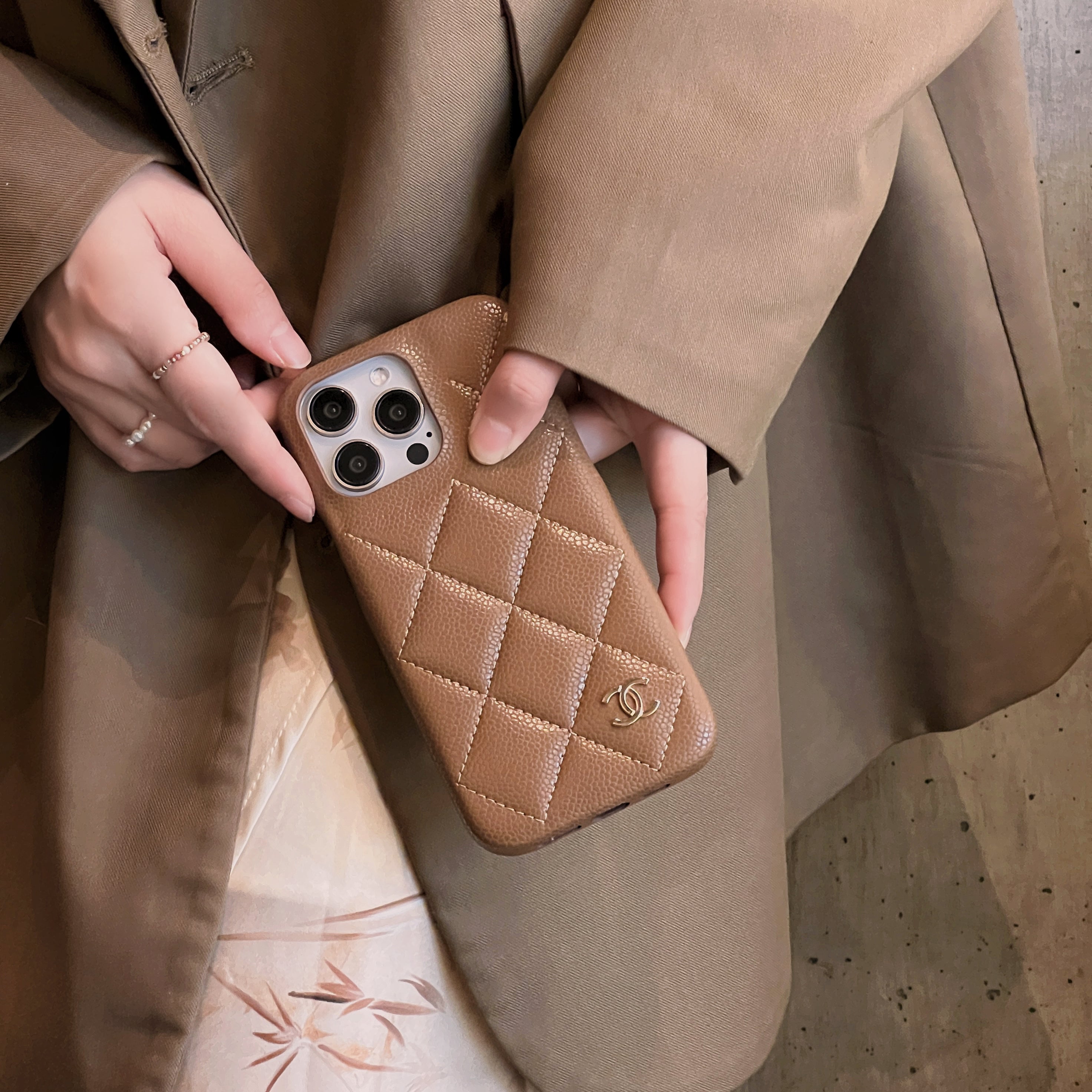 CC Leather iPhone Case - Bestocase