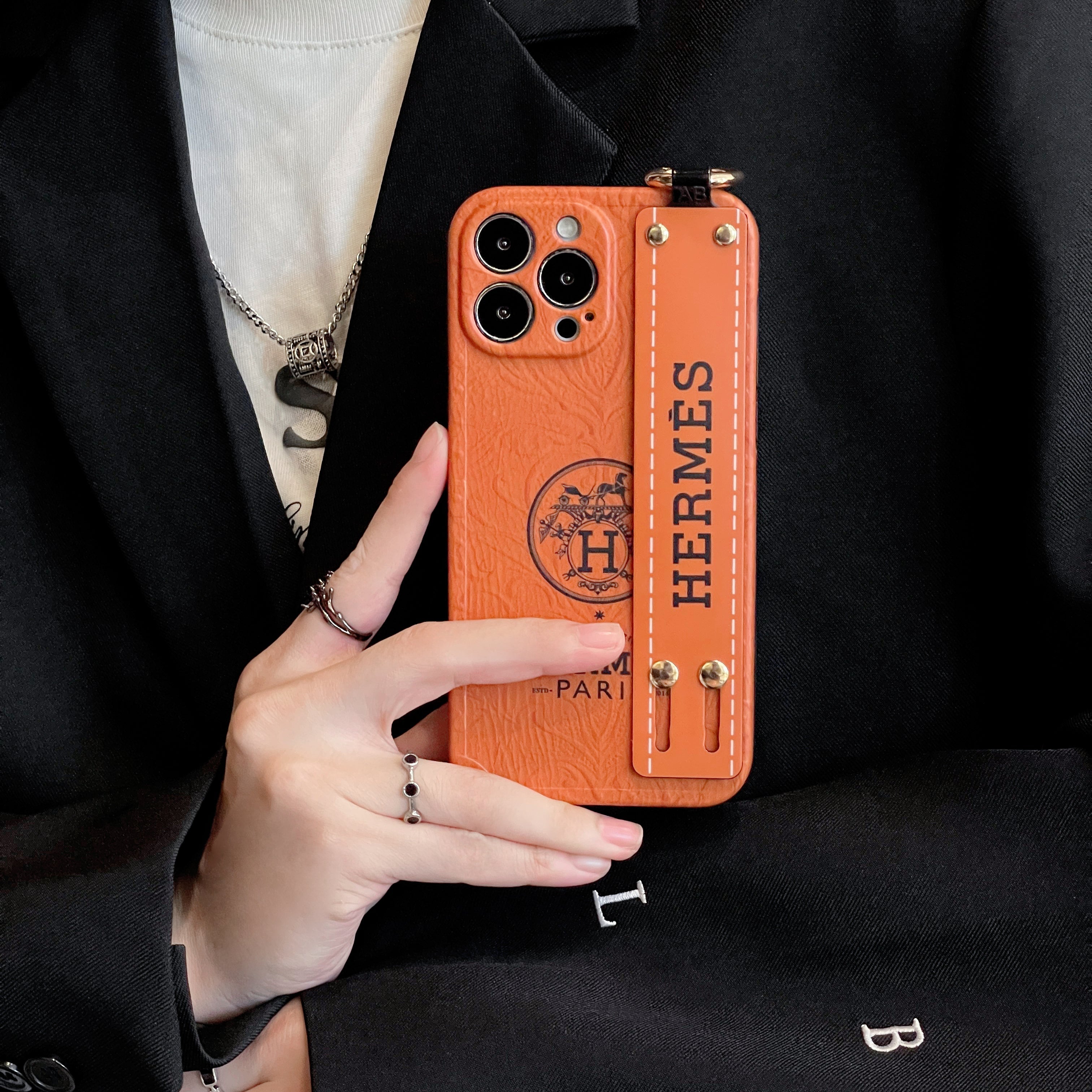 H Wristband iPhone Case - Bestocase