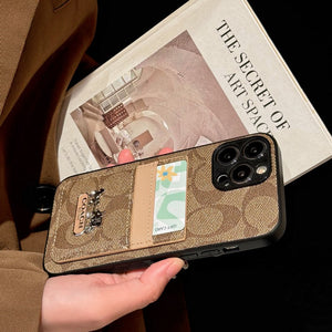Coa Card Bag Leather iPhone Case - Bestocase