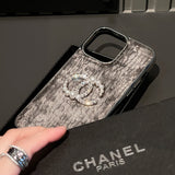 CC Crocodile Leather Pattern iPhone Case - Bestocase