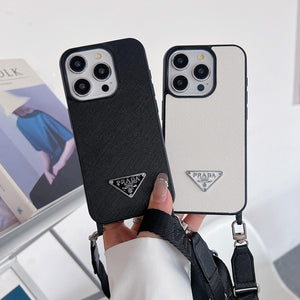 Pra Crossbody Leather iPhone Case - Bestocase