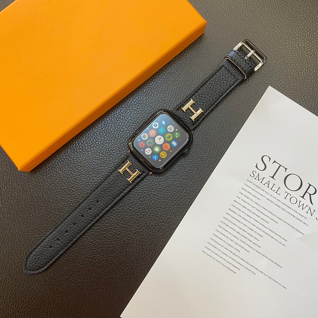 Genuine Pattern Leather Apple Watch Strap - Bestocase