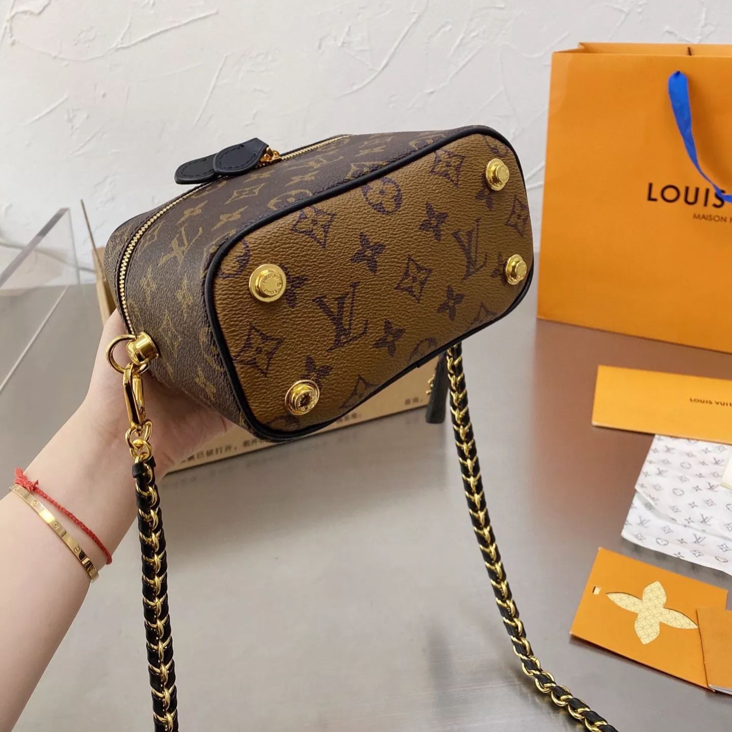 Classic Brown Chain Box Bag mysite