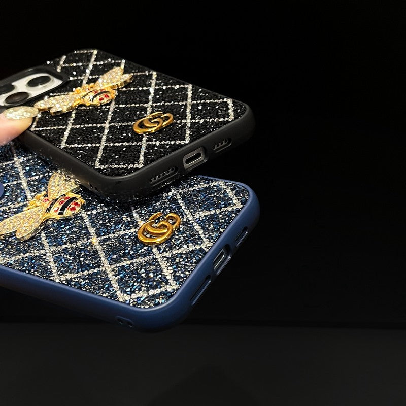 GG Bee Diamond iPhone Case - Bestocase