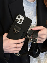 Pra Crossbody Leather iPhone Case - Bestocase