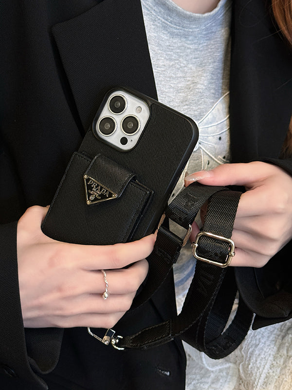 Pra Crossbody Leather iPhone Case - Bestocase
