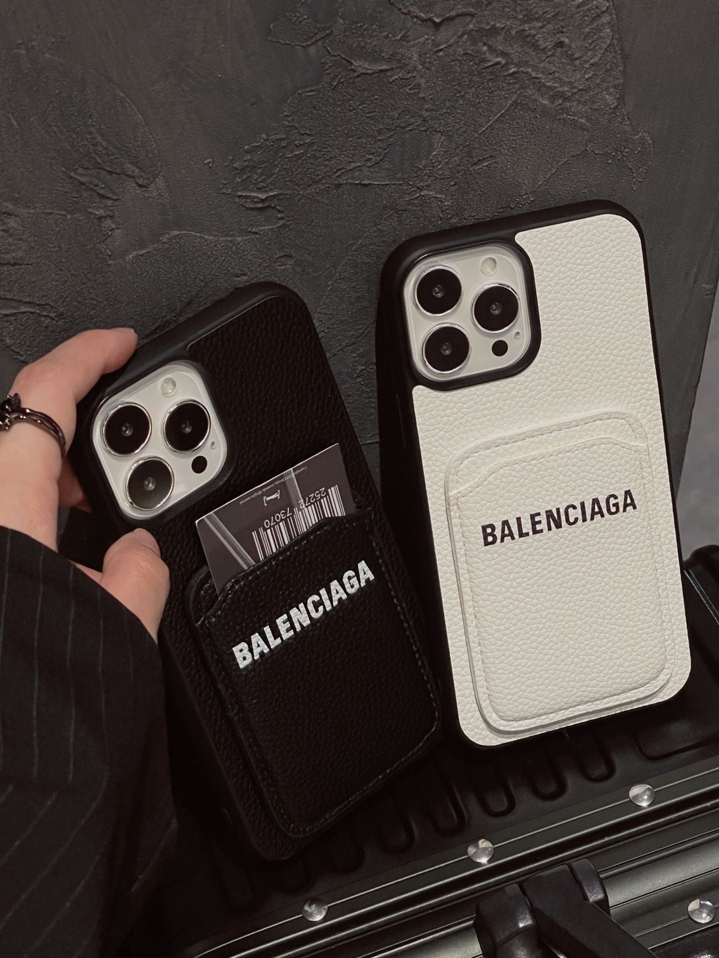 BB Card Holder Leather iPhone Case - Bestocase