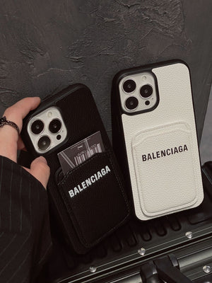 BB Card Holder Leather iPhone Case - Bestocase