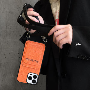BB Crossbody Leather iPhone Case - Bestocase