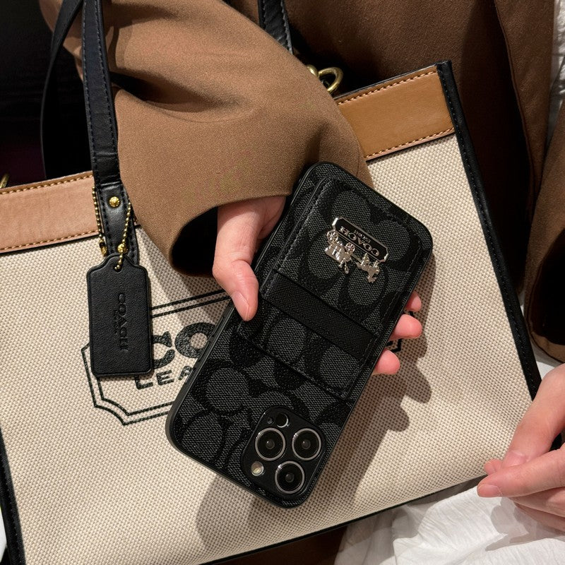 Coa Card Bag Leather iPhone Case - Bestocase