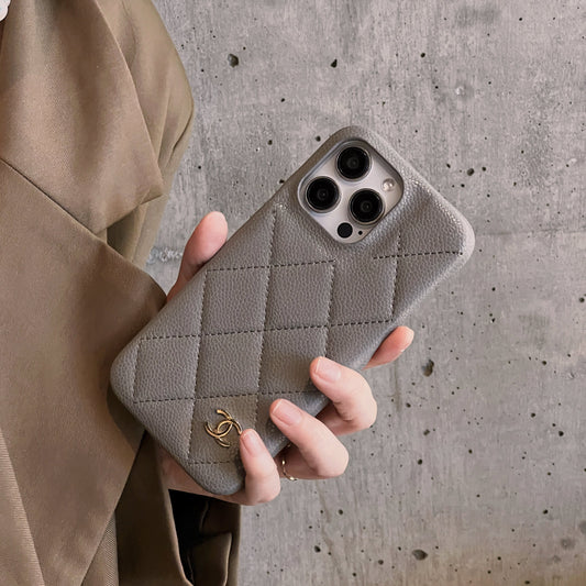 CC Leather iPhone Case
