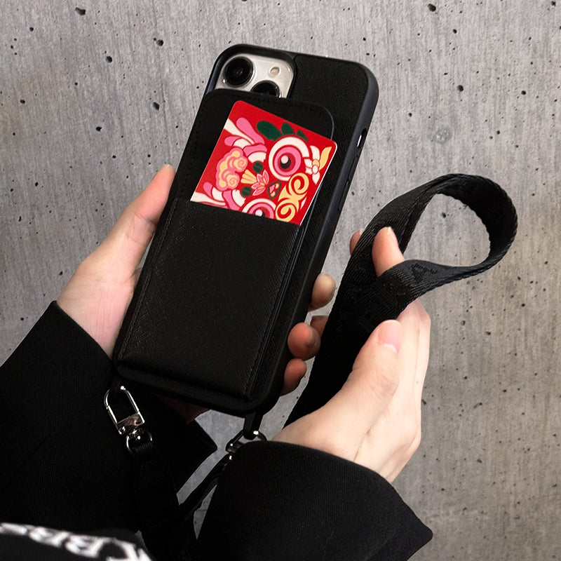 Pra Crossbody Leather iPhone Case - Bestocase