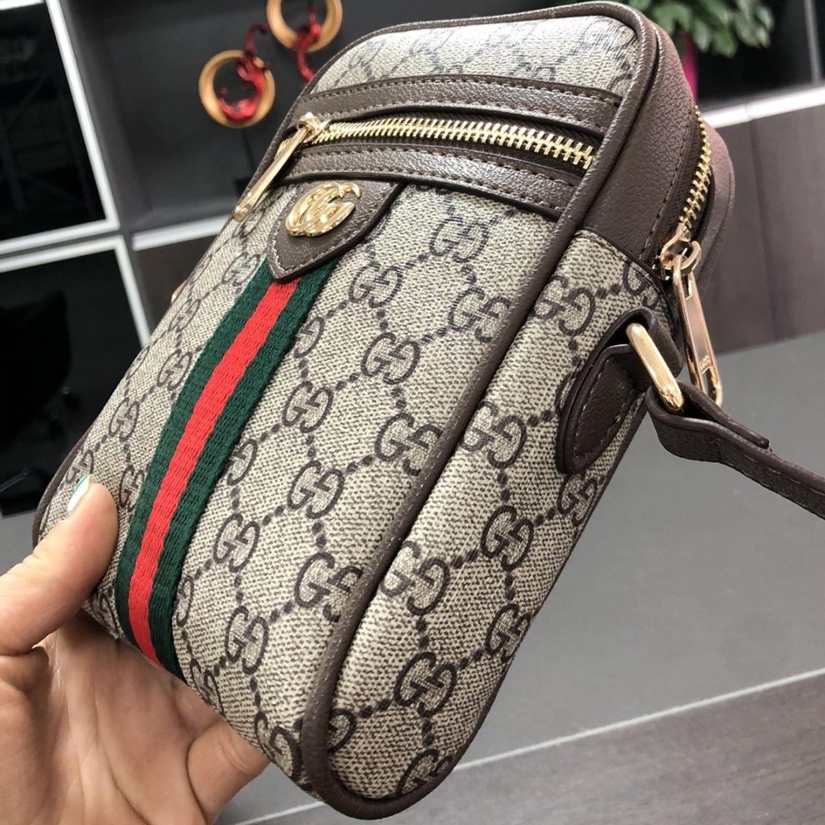 Trend Grey Coin Phone Bag mysite