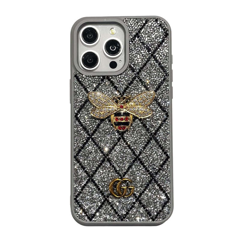 GG Bee Diamond iPhone Case - Bestocase