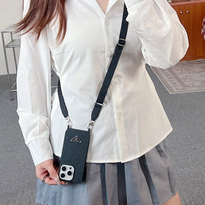 Pra Crossbody Leather iPhone Case - Bestocase