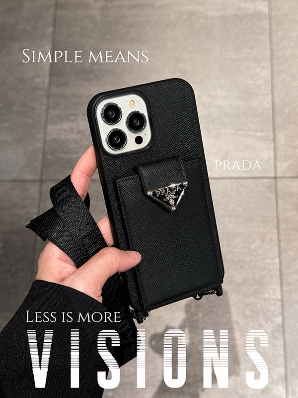 Pra Crossbody Leather iPhone Case - Bestocase