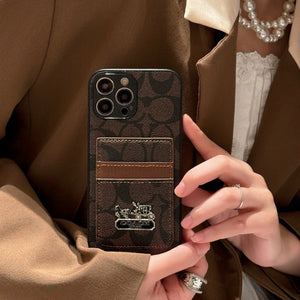 Coa Card Bag Leather iPhone Case - Bestocase