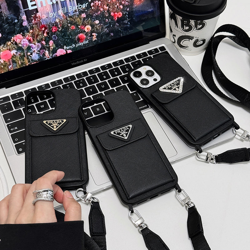 Pra Crossbody Leather iPhone Case - Bestocase