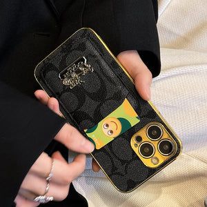 Coa Card Bag Leather iPhone Case - Bestocase