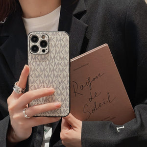 MK Leather iPhone Case - Bestocase