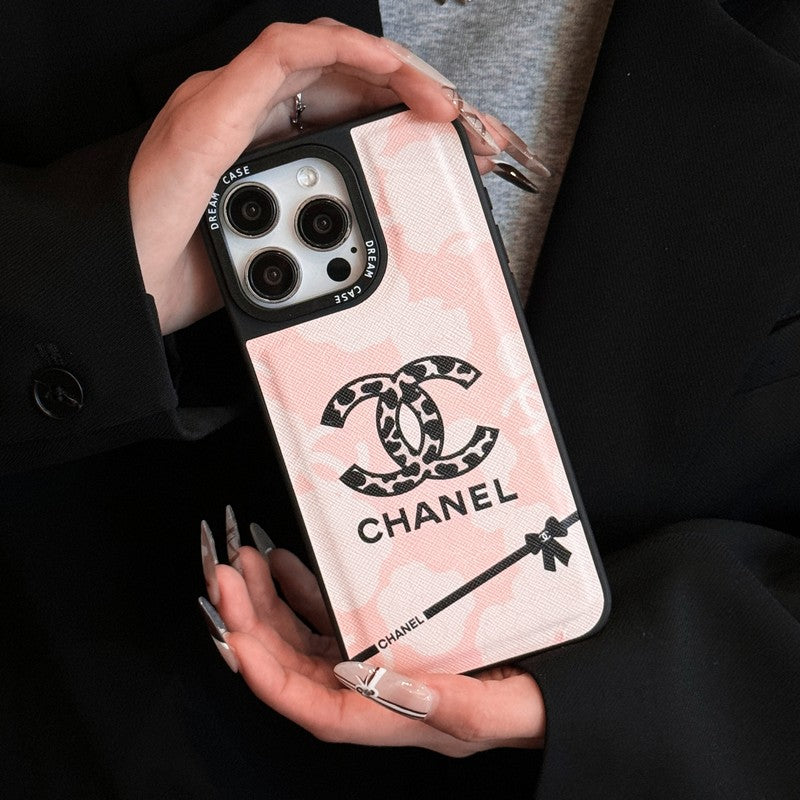 CC Camellia Leather iPhone Case