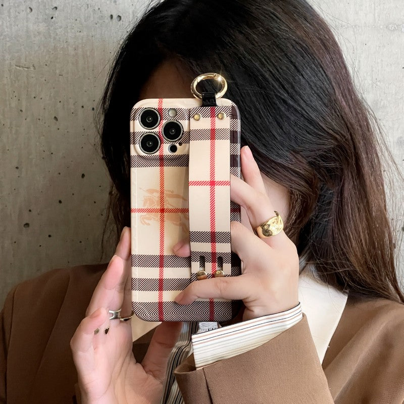 Bur Classic Color Wristband iPhone Case - Bestocase