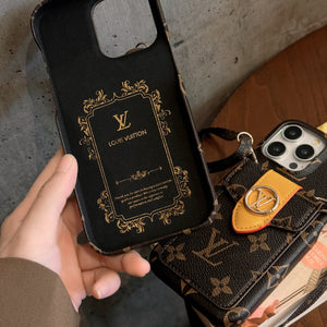 Lou Card Holder Chain iPhone Case - Bestocase