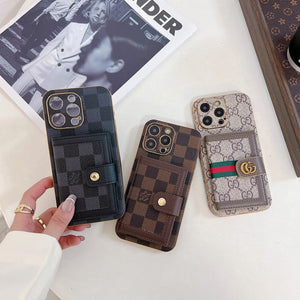 Lou Classic Color Card Bag iPhone Case - Bestocase