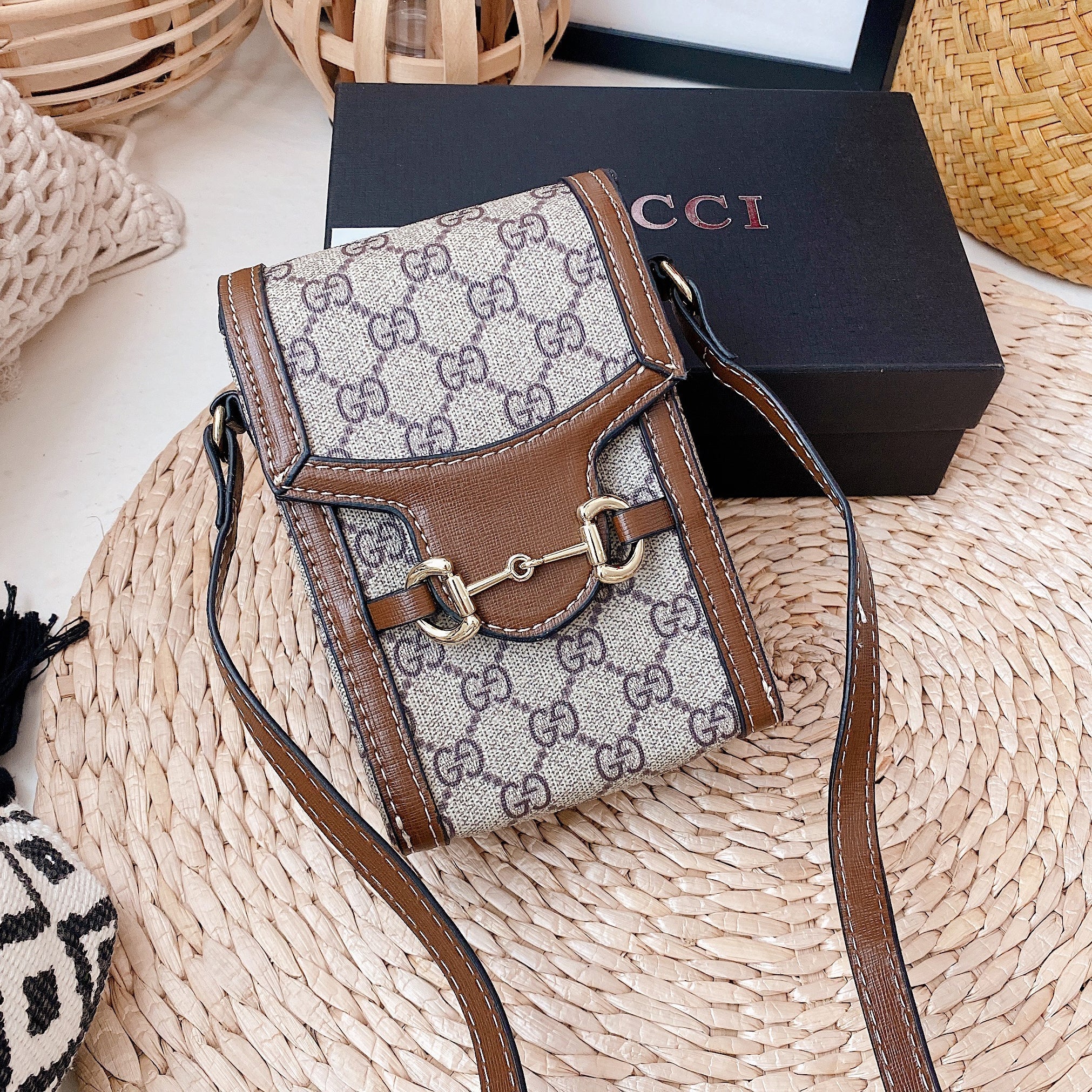 Crossbody Leather Bag - Bestocase