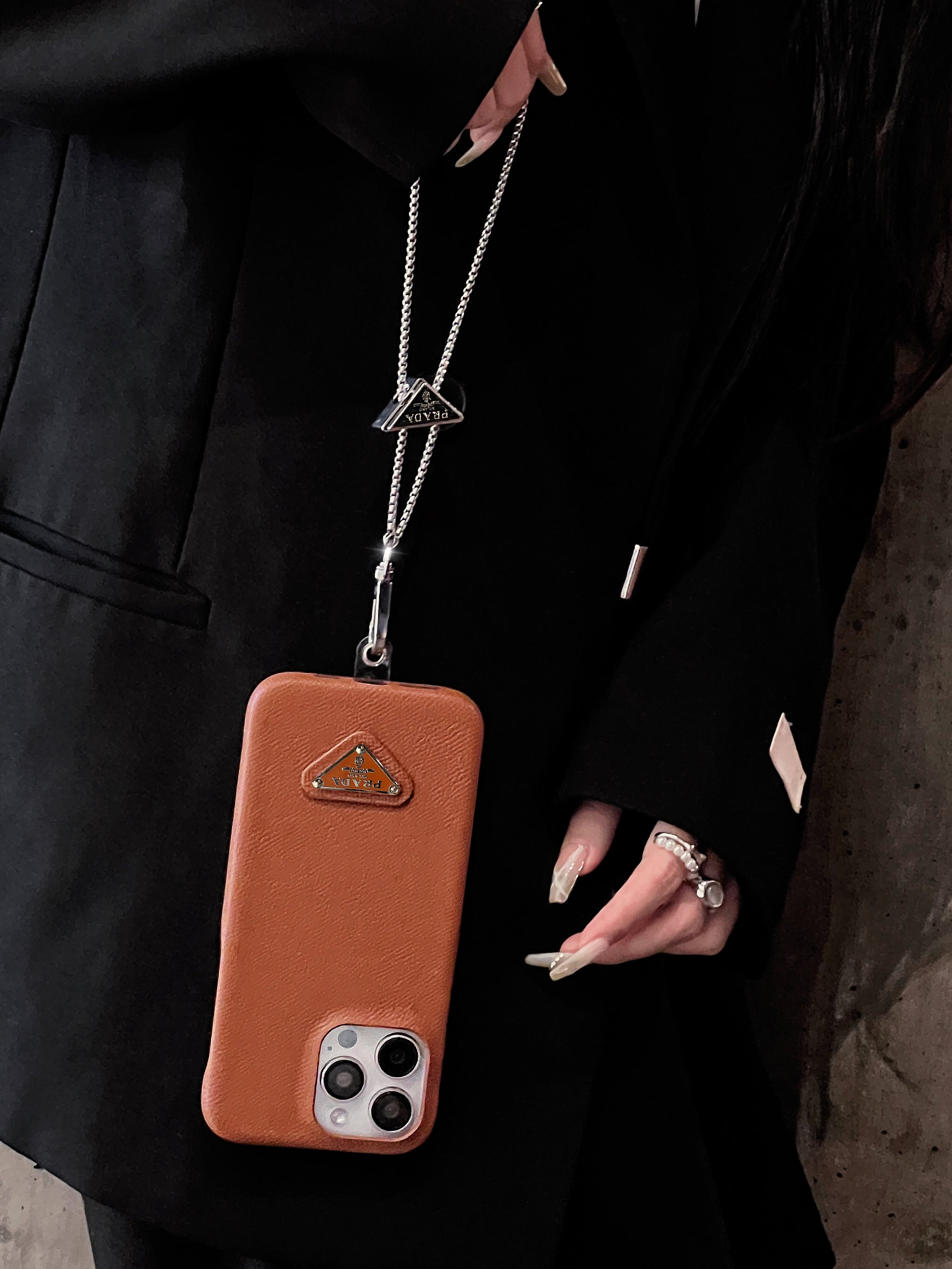 Pra Leather Crossbody iPhone Case - Bestocase