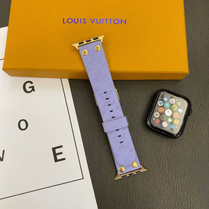 Bracelet de rechange Apple avec décoration en rivets et monogramme en relief WATCH BANDS - Bestocase