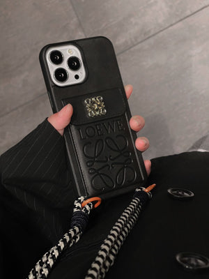 Loe Card Holder Leather iPhone Case - Bestocase