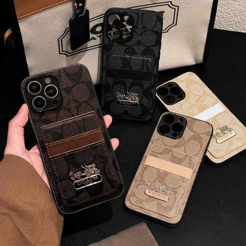 Coa Card Bag Leather iPhone Case - Bestocase