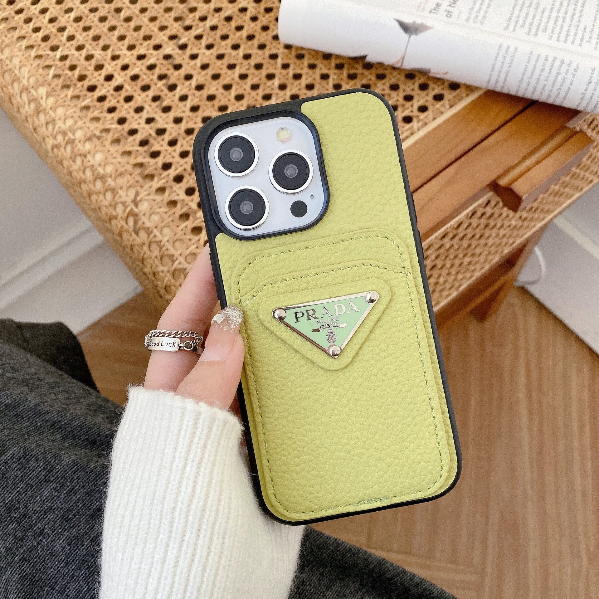 Pra Card Holder Color iPhone Case - Bestocase