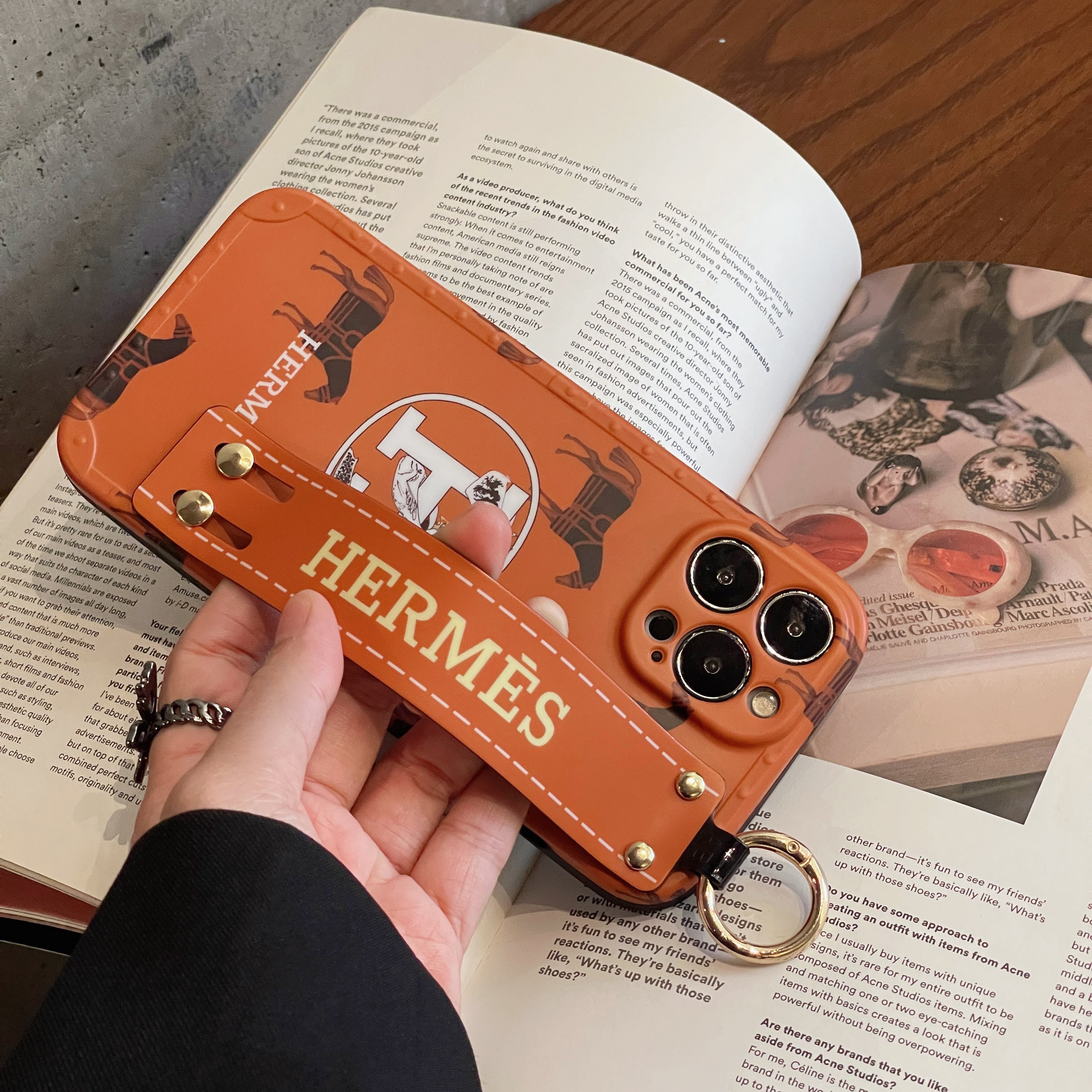 H Wristband iPhone Case - Bestocase