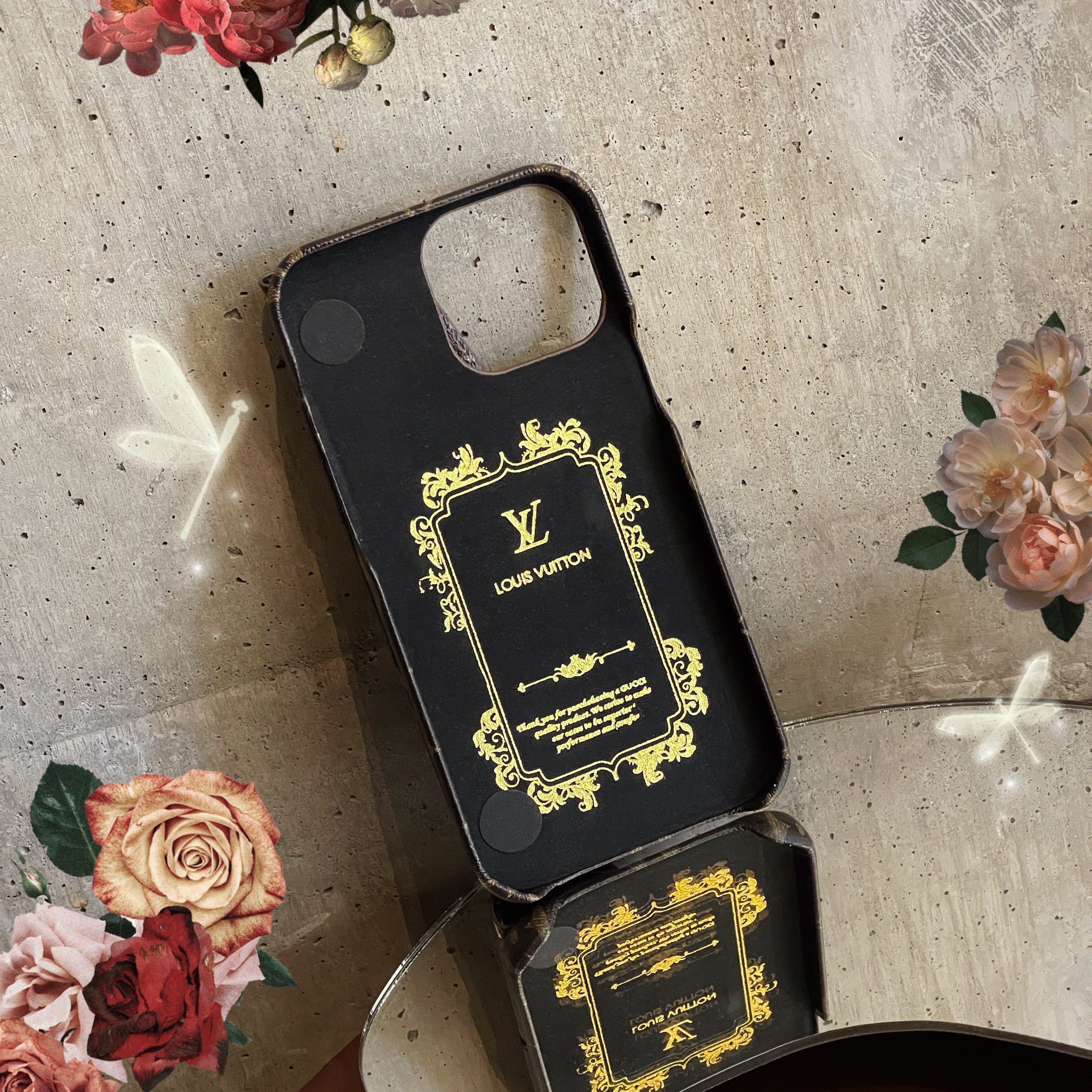 Lou Gold CrossBody Card Holder iPhone Case - Bestocase