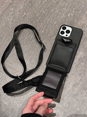 Pra Crossbody Leather iPhone Case - Bestocase