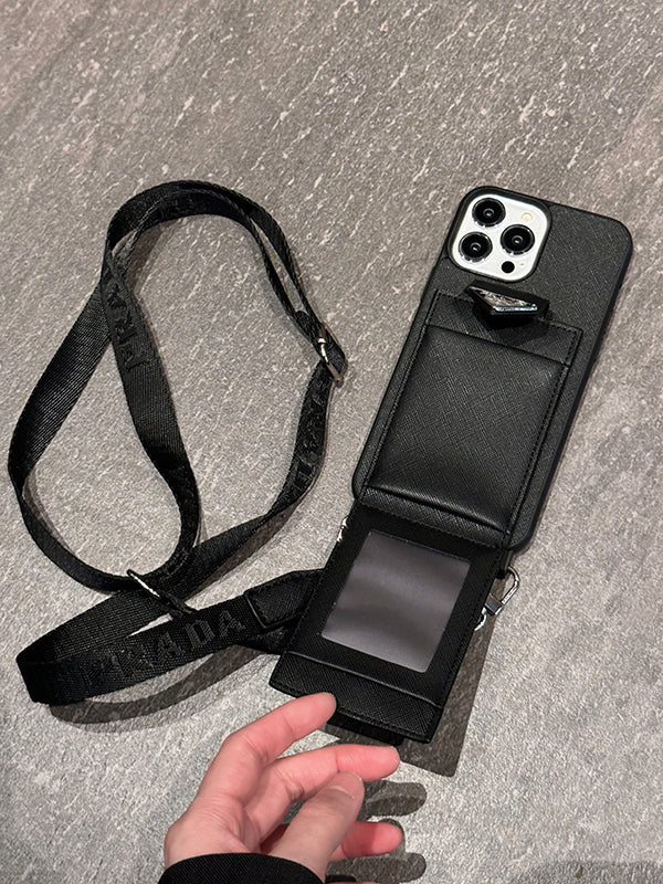 Pra Crossbody Leather iPhone Case - Bestocase