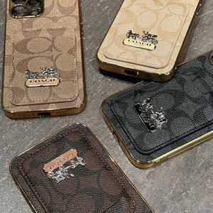 Coa Card Bag Leather iPhone Case - Bestocase