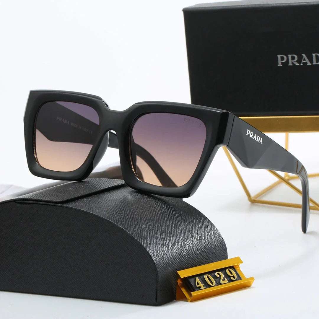 Fashionable square frame universal sunglasses