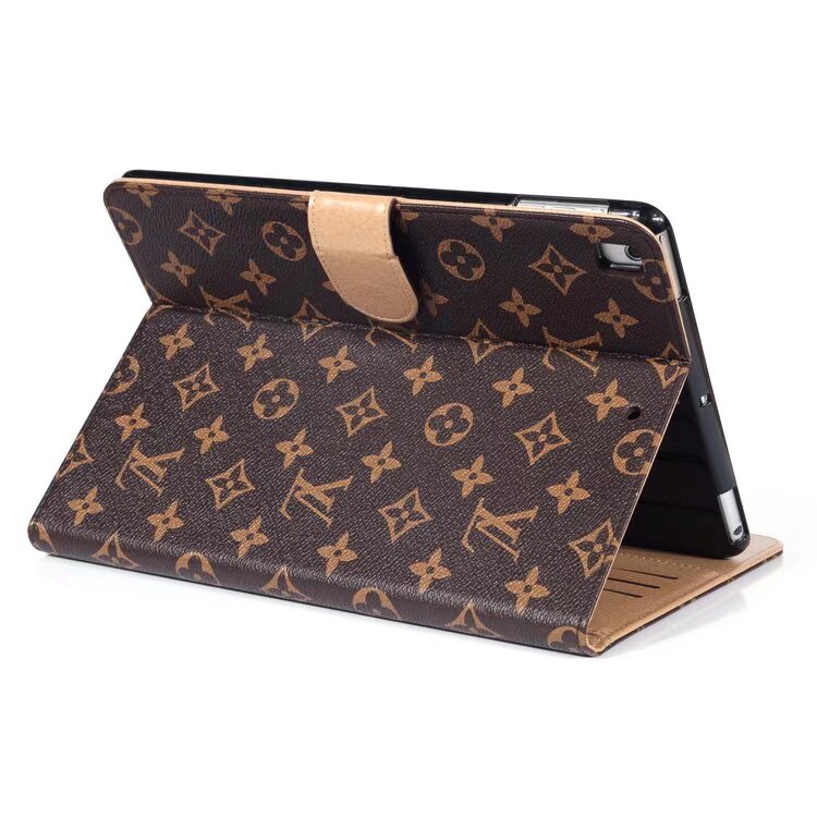 Luxury Canvas Monogram Leather Fresh Summer Theme Pattern Apple iPad case - Bestocase