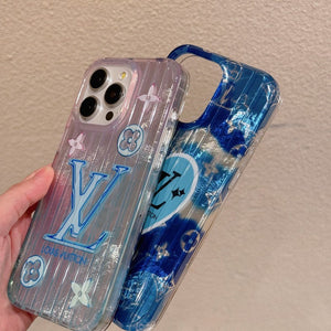 Lou Pink & Blue iPhone Case - Bestocase